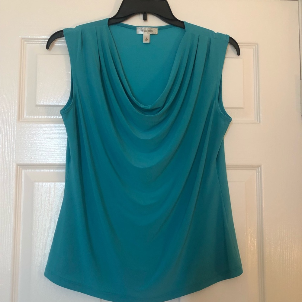 Teal suit shirt